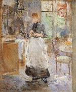 Berthe Morisot In the Dining Room painting
